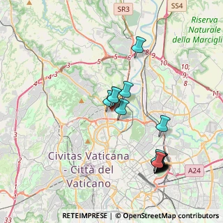 Mappa Via Montebelluna, 00191 Roma RM, Italia (4.21625)