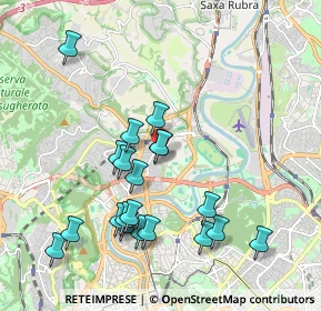 Mappa Via Montebelluna, 00191 Roma RM, Italia (2.1115)