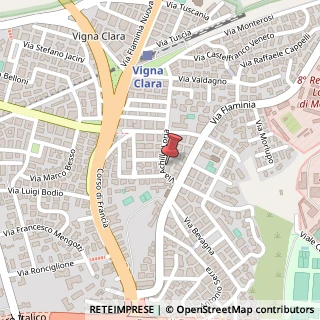 Mappa Via Achille Loria, 39, 00191 Roma, Roma (Lazio)