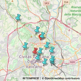 Mappa Via Vincenzo Tangorra, 00191 Roma RM, Italia (4.0875)