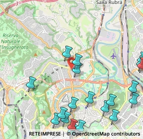 Mappa Via Vincenzo Tangorra, 00191 Roma RM, Italia (3.018)