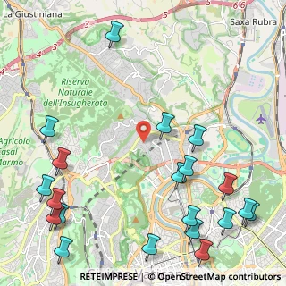 Mappa Via Bernardino Molinari, 00135 Roma RM, Italia (3.284)