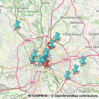 Mappa Via delle Cave Fiscali, 00141 Roma RM, Italia (7.82231)