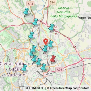 Mappa Via delle Cave Fiscali, 00141 Roma RM, Italia (4.09385)