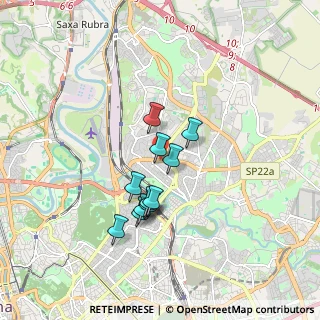 Mappa Via delle Cave Fiscali, 00141 Roma RM, Italia (1.43545)