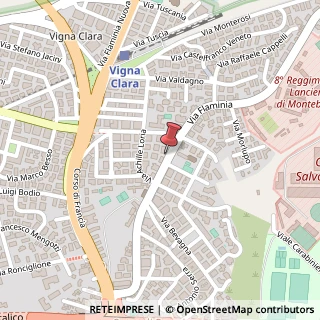 Mappa Via Flaminia, 657, 00191 Roma, Roma (Lazio)