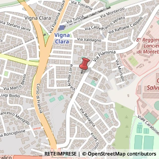 Mappa Via Flaminia, 657, 00191 Roma, Roma (Lazio)