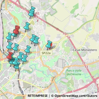Mappa Via Grazia Deledda, 00137 Roma RM, Italia (3.076)