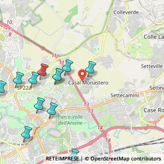 Mappa Via di Casal Monastero, 00131 Roma RM, Italia (2.76417)