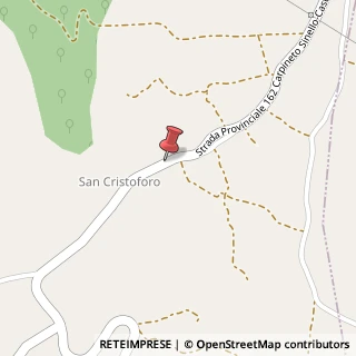 Mappa Contrada s. cristoforo 10, 66050 Roccaspinalveti, Chieti (Abruzzo)