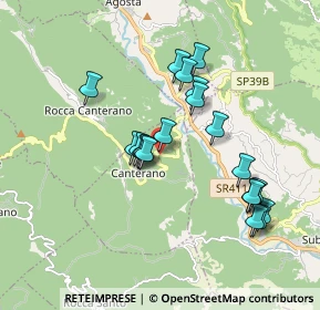 Mappa Via Empolitana, 00020 Canterano RM, Italia (1.77)