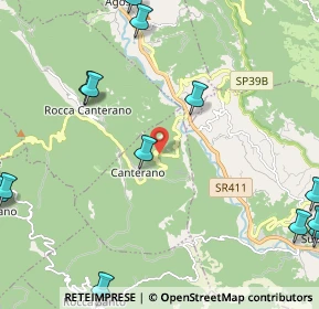 Mappa Via Empolitana, 00020 Canterano RM, Italia (3.836)