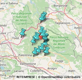 Mappa Via Empolitana, 00020 Canterano RM, Italia (9.5735)