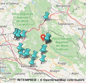 Mappa Via Empolitana, 00020 Canterano RM, Italia (15.147)