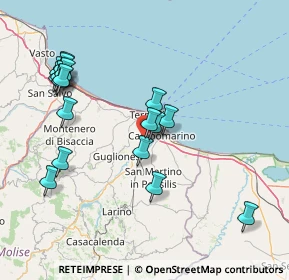 Mappa Via Giulio Pastore, 86039 Termoli CB, Italia (17.35056)