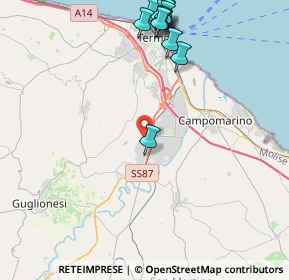 Mappa Via Giulio Pastore, 86039 Termoli CB, Italia (5.35667)