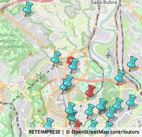 Mappa Via Città di Cascia, 00191 Roma RM, Italia (3.014)