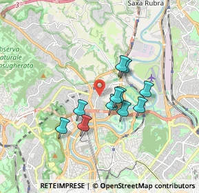 Mappa Via Città di Cascia, 00191 Roma RM, Italia (1.39727)