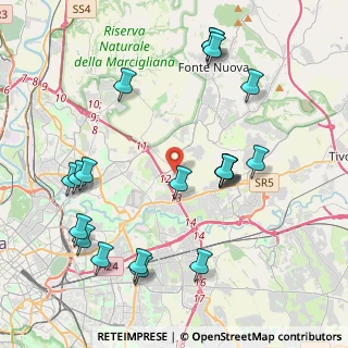 Mappa Via Conti di Rieti, 00131 Roma RM, Italia (4.89)