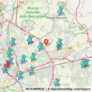 Mappa Via Conti di Rieti, 00131 Roma RM, Italia (6.30278)