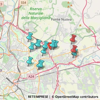 Mappa Via Conti di Rieti, 00131 Roma RM, Italia (3.045)