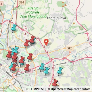 Mappa Via Conti di Rieti, 00131 Roma RM, Italia (6.5255)