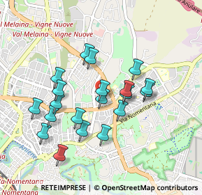 Mappa Via Maria Barbara Tosatti, 00137 Roma RM, Italia (0.8755)