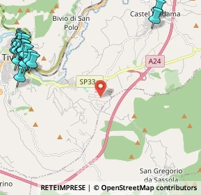 Mappa Via dei Gelsi, 00019 Tivoli RM, Italia (3.628)