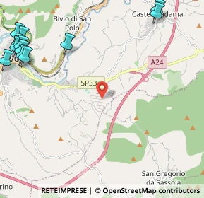 Mappa Via dei Gelsi, 00019 Tivoli RM, Italia (3.69167)