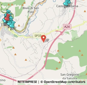 Mappa Via dei Gelsi, 00019 Tivoli RM, Italia (3.87077)