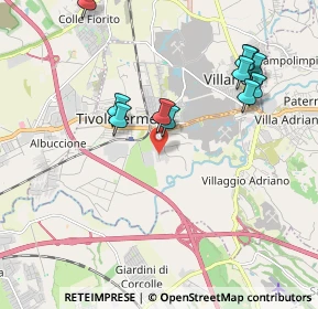 Mappa Via Adolfo Consolini, 00011 Tivoli RM, Italia (2.16364)