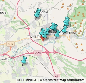Mappa Via Adolfo Consolini, 00011 Tivoli RM, Italia (3.15538)