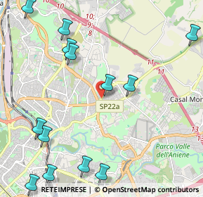 Mappa Via Ugo Ojetti, 00137 Roma RM, Italia (2.99154)