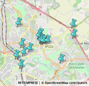 Mappa Via Corrado Alvaro, 00137 Roma RM, Italia (1.6725)