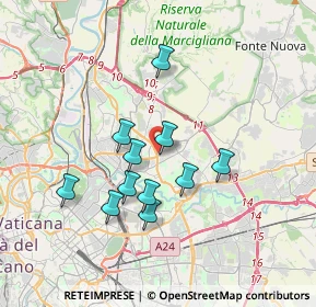 Mappa Via Corrado Alvaro, 00137 Roma RM, Italia (3.18364)