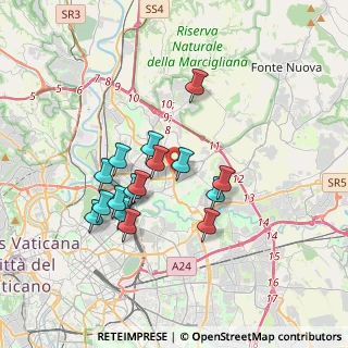 Mappa Via Corrado Alvaro, 00137 Roma RM, Italia (3.25125)