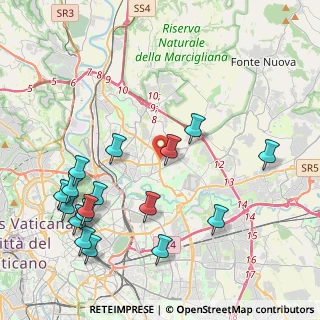 Mappa Via Corrado Alvaro, 00137 Roma RM, Italia (5.17706)