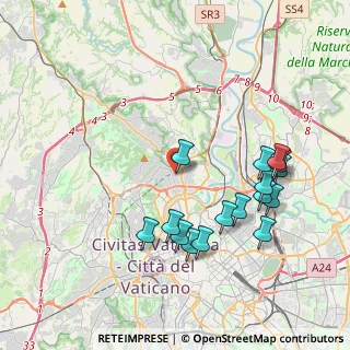 Mappa Via Giustino Fortunato, 00191 Roma RM, Italia (4.35313)