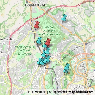 Mappa Via Maffeo Vegio, 00135 Roma RM, Italia (1.64571)