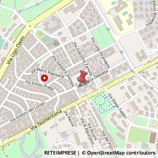 Mappa Via Grazia Deledda, 34, 00137 Roma, Roma (Lazio)