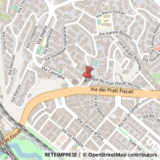 Mappa Via dei Prati Fiscali Vecchia, 258, 00141 Roma, Roma (Lazio)
