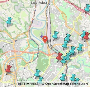 Mappa Via Gaiole in Chianti, 00191 Roma RM, Italia (3.133)