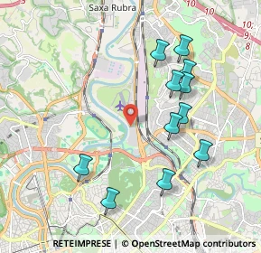 Mappa Via Gaiole in Chianti, 00191 Roma RM, Italia (2.07182)