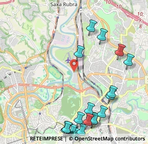 Mappa Via Gaiole in Chianti, 00191 Roma RM, Italia (3.02)