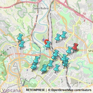 Mappa Via Gaiole in Chianti, 00191 Roma RM, Italia (2.2445)