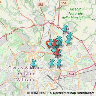 Mappa Via Gaiole in Chianti, 00191 Roma RM, Italia (2.66857)
