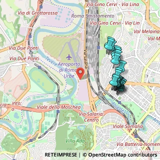 Mappa Via Gaiole in Chianti, 00191 Roma RM, Italia (1.058)