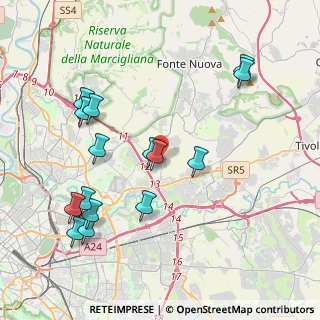 Mappa Via Giacomo di Palombara, 00131 Roma RM, Italia (4.63933)