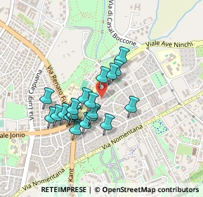 Mappa Via Petrocchi Policarpo, 00137 Roma RM, Italia (0.373)