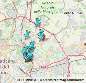 Mappa , 00137 Roma RM, Italia (3.85133)